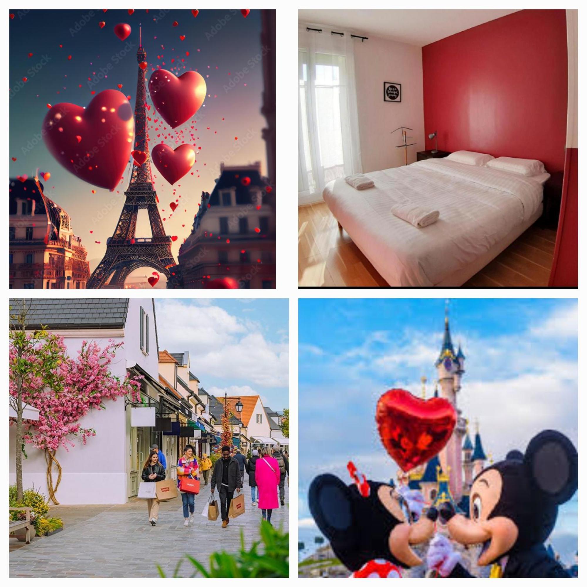 Disney, Very Nice 2 Bedrooms Family Apartment, Wifi, Netflix 8 Pers Chessy  Dış mekan fotoğraf